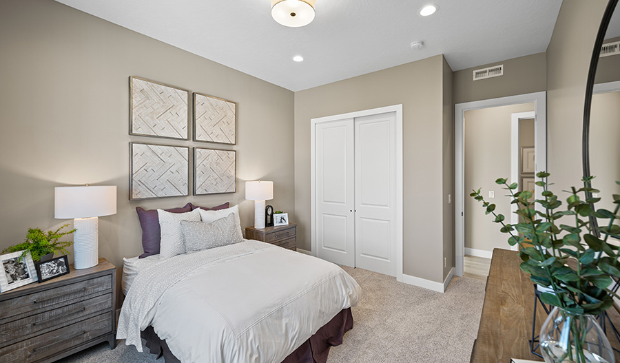 Bedroom of the Harmon floor plan