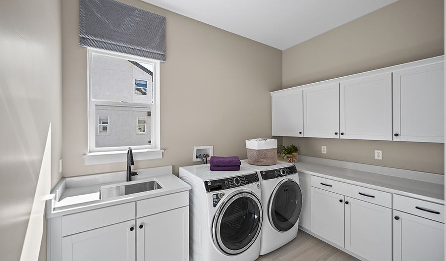 Laundry Room of the Harmon floor plan