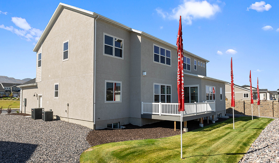 Rear Exterior of the Harmon floor plan