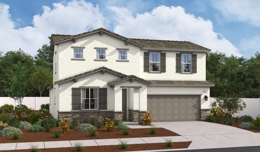 Elevation B of the Elderberry floor plan