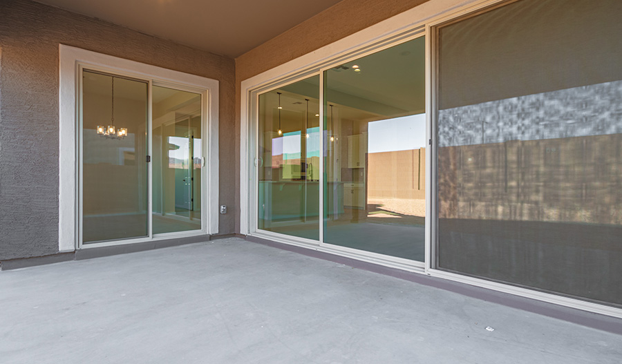 Patio of the Darius floor plan