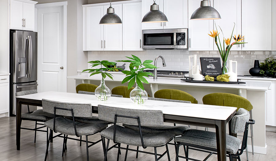 Dining Area of the Zinc floor plan