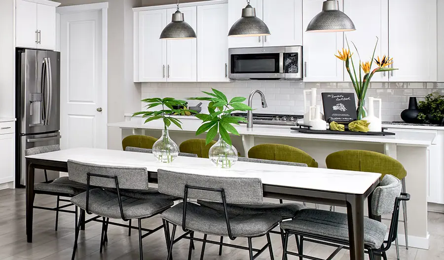 Dining Area of the Zinc floor plan