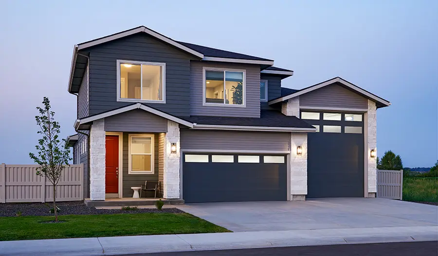 Exterior of a beautiful new home