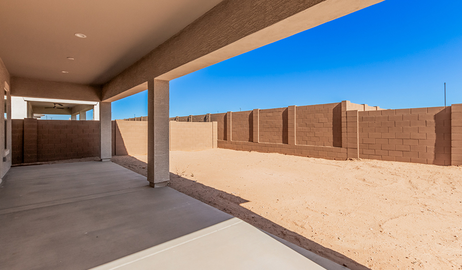 Patio of the Julia floor plan