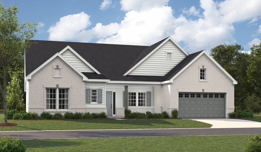 Elevation A of the Henley floor plan