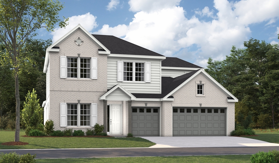 Elevation A of the Parnell floor plan