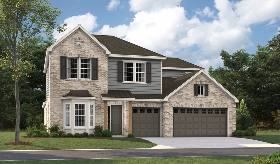 Elevation D of the Parnell floor plan