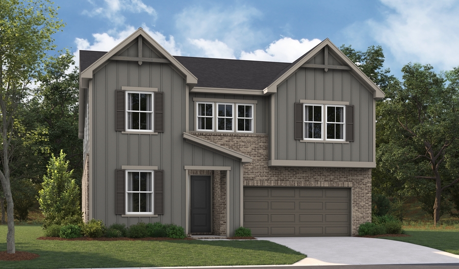 Elevation B of the Sage floor plan