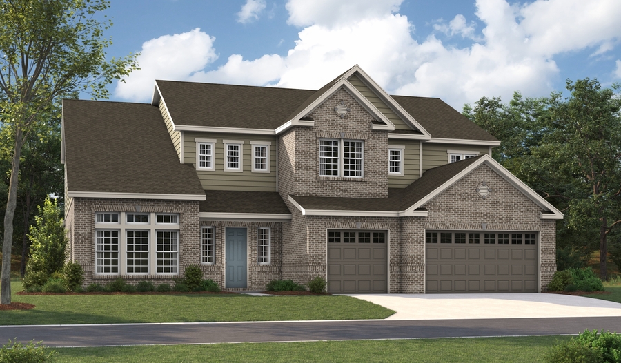 Elevation A of the Harmon floor plan