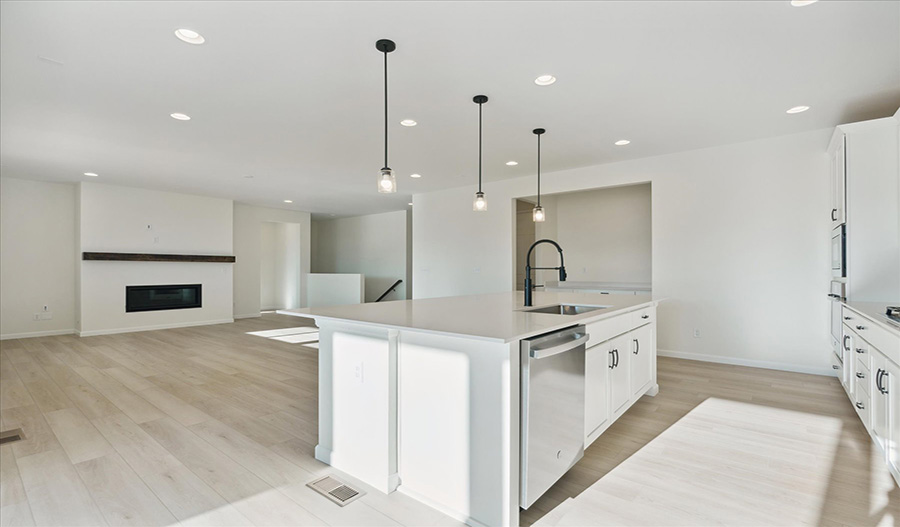 Kitchen of the Decker floor plan