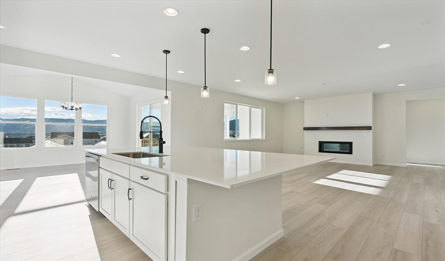 Kitchen of the Decker floor plan