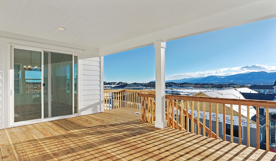 Patio of the Decker floor plan