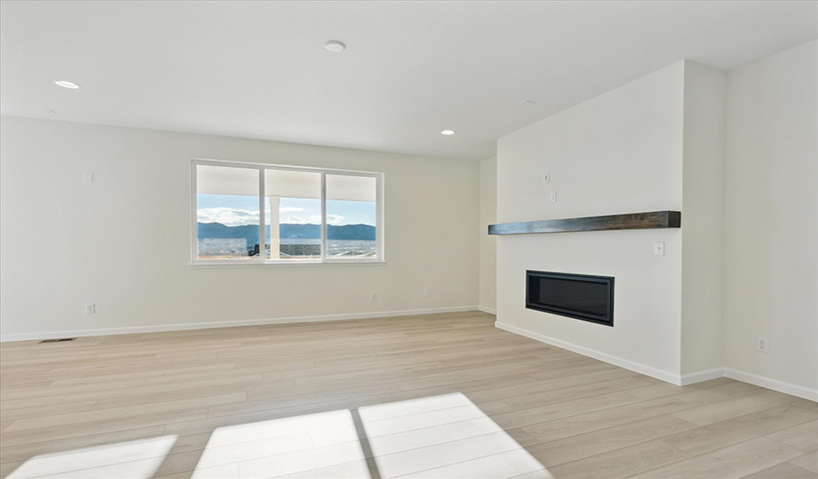 Great Room of the Decker floor plan