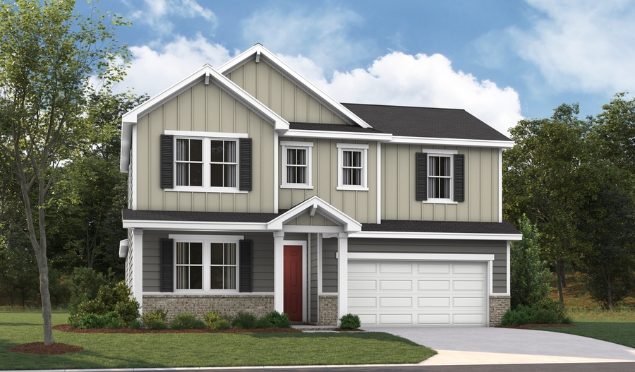 Elevation B of the Denali floor plan