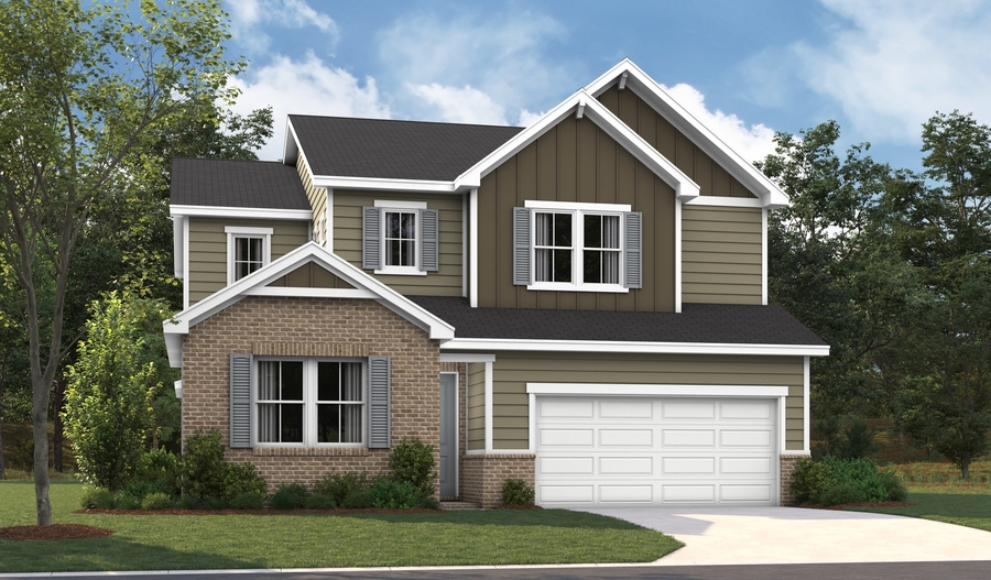 Elevation B of the Dupont floor plan