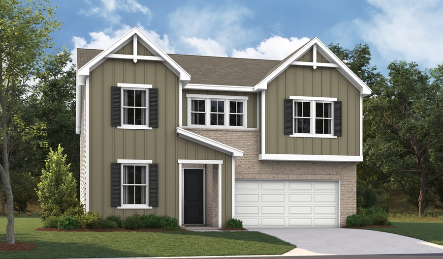 Elevation B of the Sage floor plan