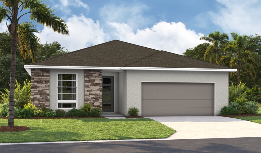 The Slate Elevation L Elevation L of the Slate floor plan