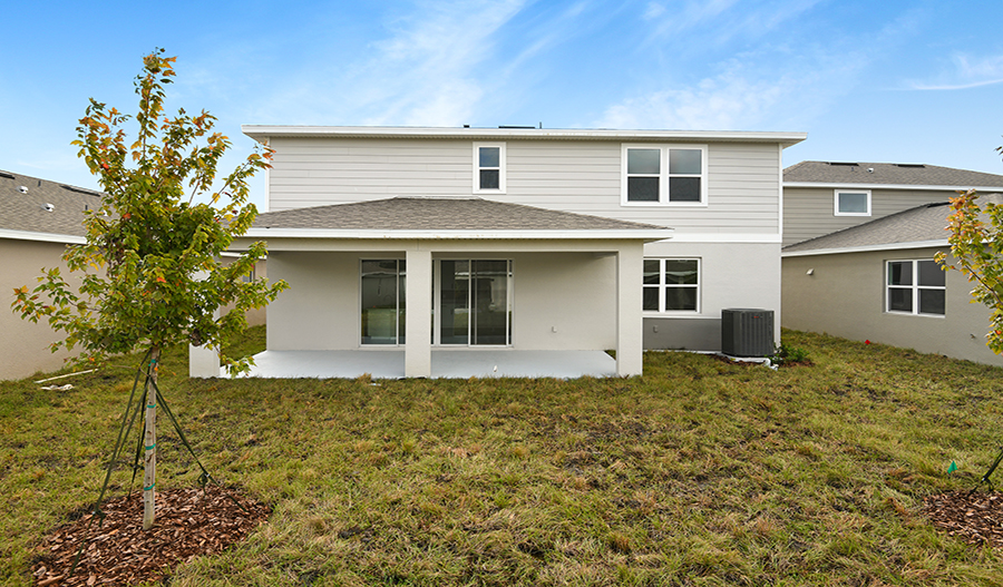 Rear Exterior of the Ammolite floor plan