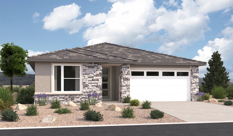 Elevation C of the Alexandrite floor plan