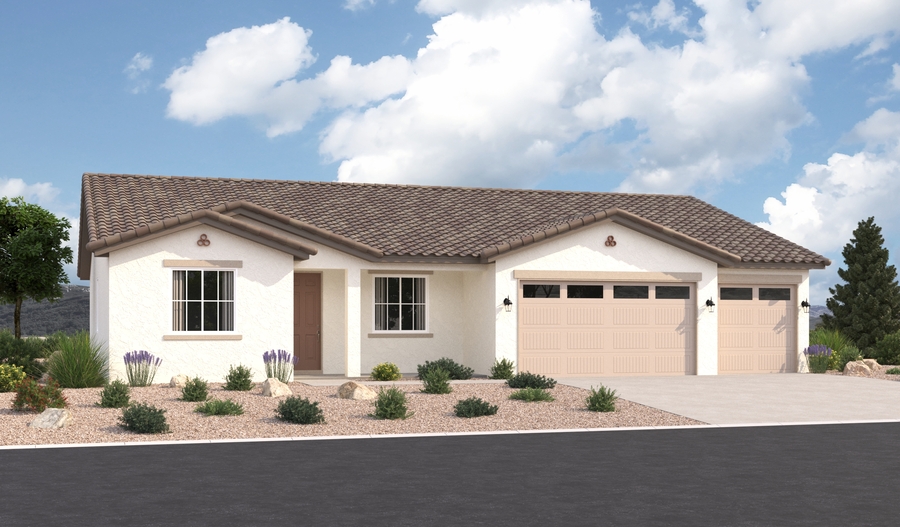 Elevation A of the Helena floor plan