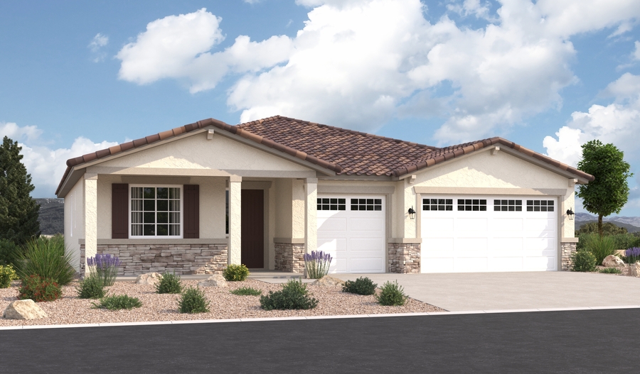 Elevation B of the Dearborn floor plan