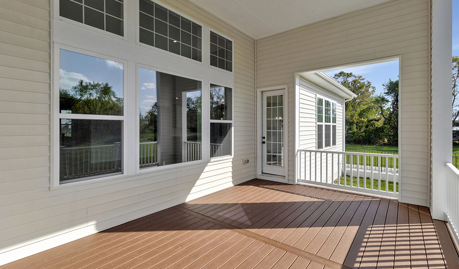 Patio of the Melody floor plan