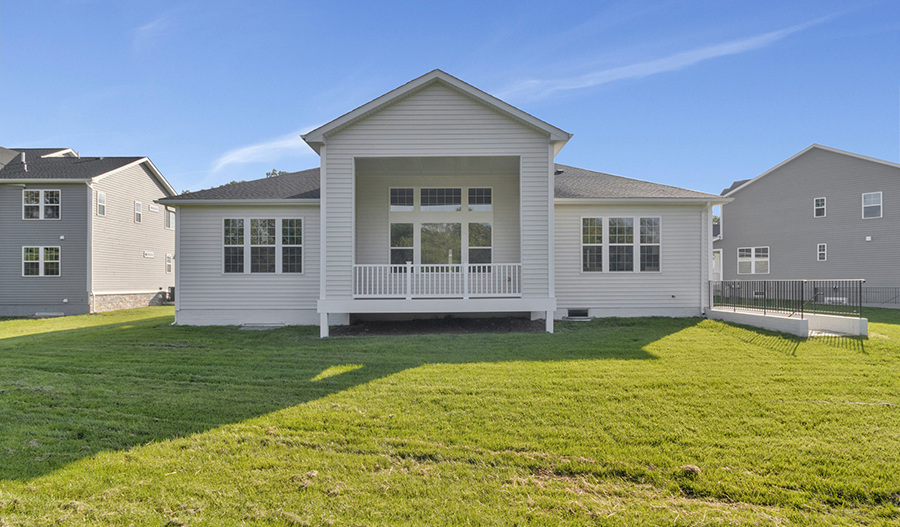 Rear Exterior of the Melody floor plan