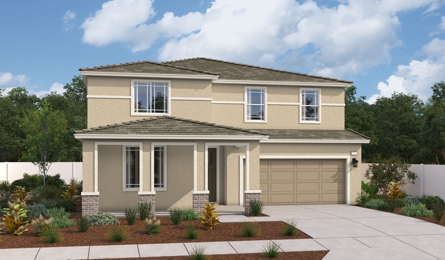 Elevation D of the Ammolite floor plan