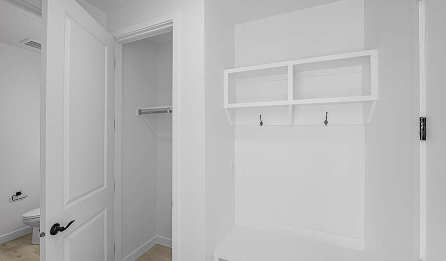 Mudroom of the Bedford floor plan