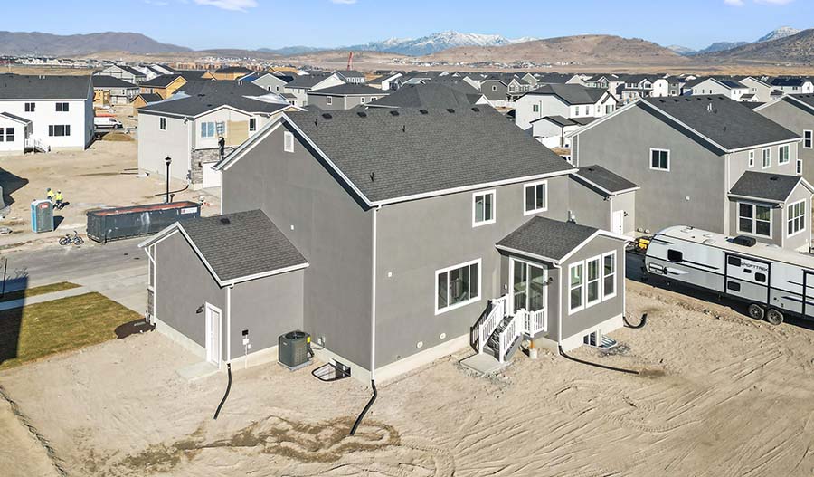 Rear Exterior of the Bedford floor plan