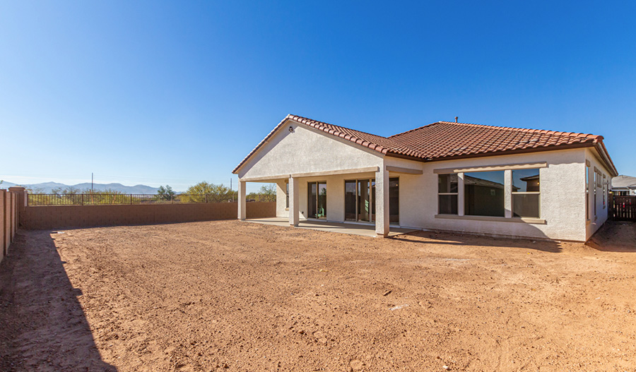 Rear Exterior of the Julia floor plan