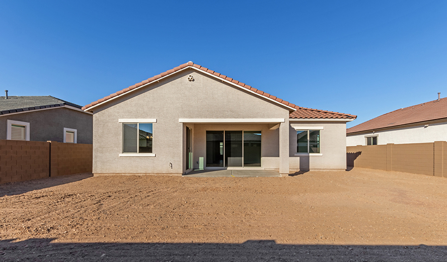 Rear Exterior of the Cassandra floor plan