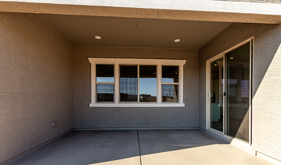 Patio of the Townsend floor plan