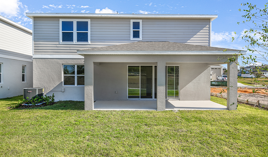 Rear Exterior of the Ammolite floor plan