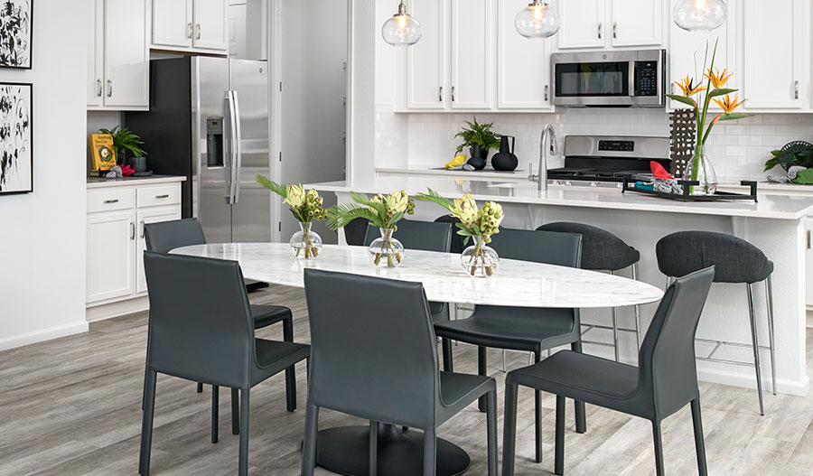 Dining and Kitchen of the Lynwood Duo floor plan
