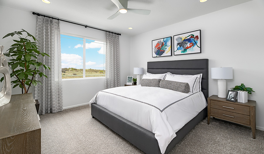Bedroom of the Lynwood Duo floor plan