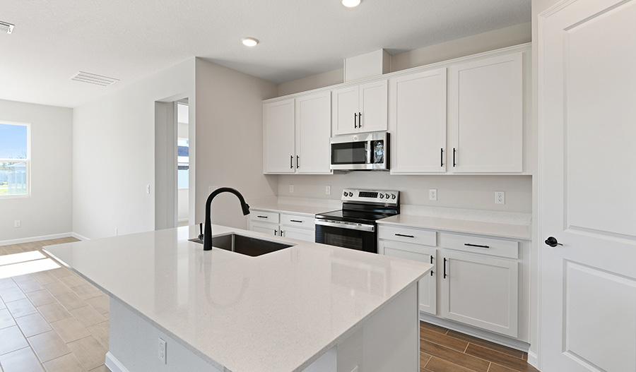 Kitchen of the Azure floor plan