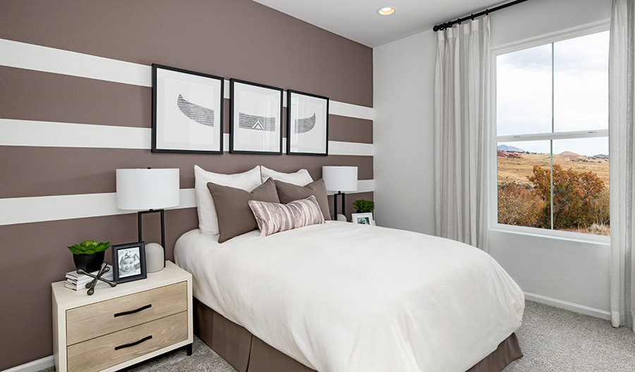 Bedroom of the AmethystDuo floor plan
