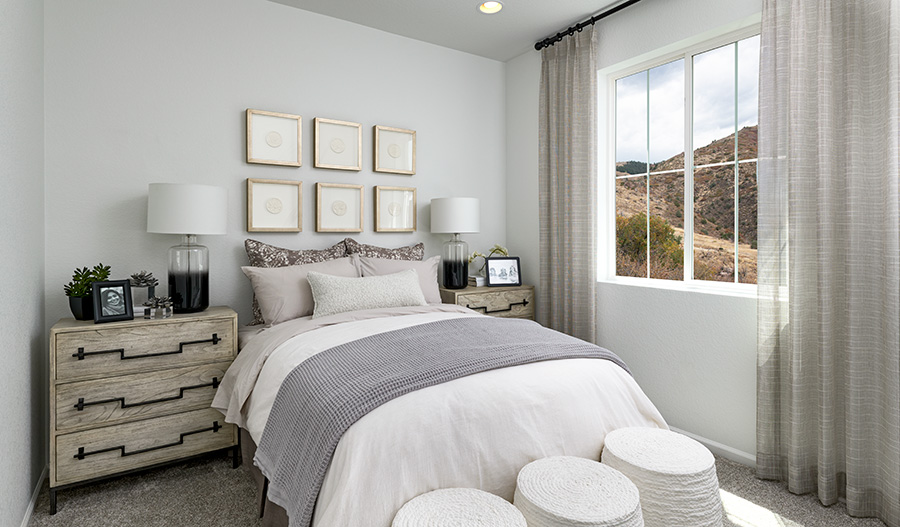 Bedroom of the AmethystDuo floor plan