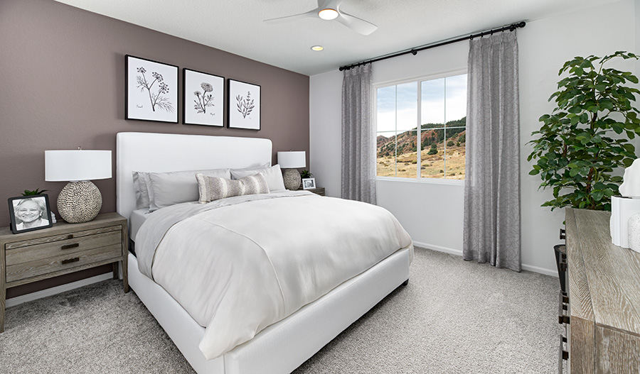 Bedroom of the AmethystDuo floor plan