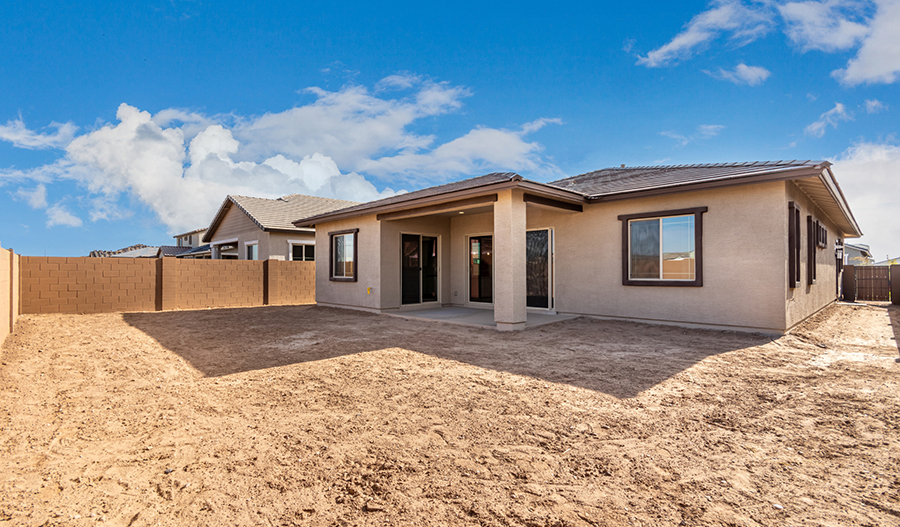 Rear Exterior of the Cassandra floor plan