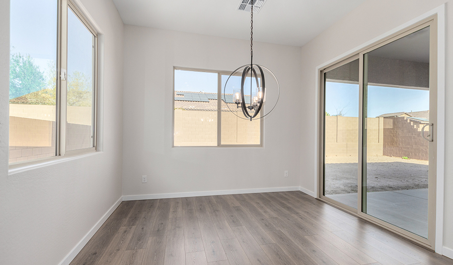 Sunroom of the Townsend floor plan