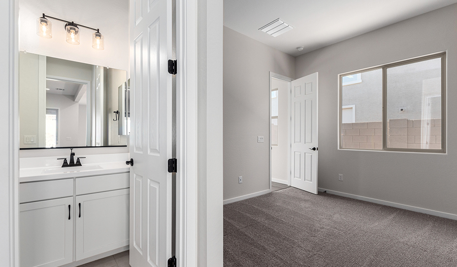 Bedroom of the Townsend floor plan