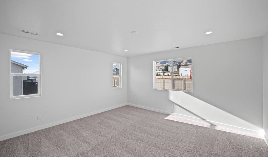 Bedroom of the Yorktown floor plan