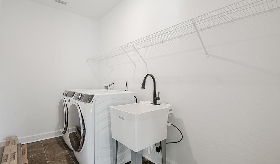 Laundry Room of the Daniel floor plan