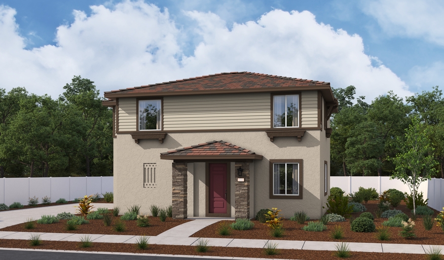 Elevation B of the Nabor floor plan