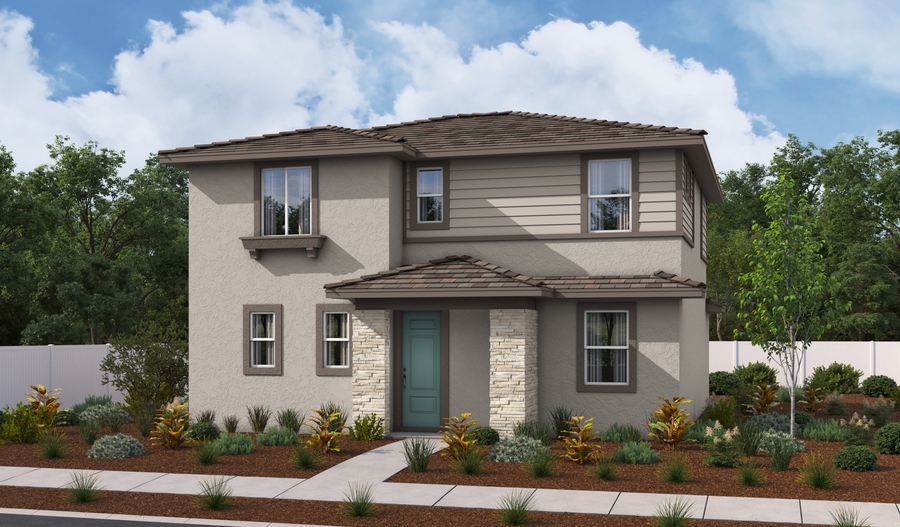 Elevation B of the Netherton floor plan