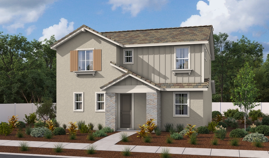 Elevation C of the Netherton floor plan