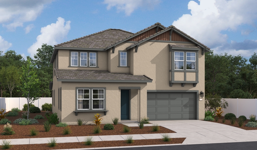 Elevation C of the Aveline floor plan